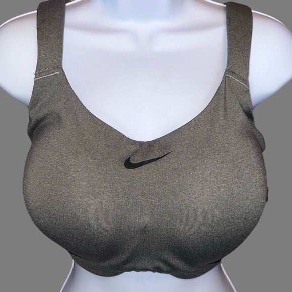 Nike Dri Fit Gray Sports Bra Size 34G - Picture 1 of 6